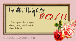 Thông báo tổ chức kỷ niệm ngày Nhà giáo Việt Nam