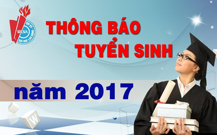 Thông báo tuyển sinh hệ đại học chính qui năm 2017